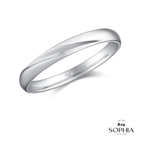 SOPHIA 蘇菲亞 珠寶 - 尤朵拉 950鉑金 結婚對戒-男戒