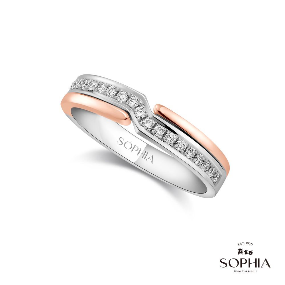 SOPHIA 蘇菲亞  珠寶 - 復刻 18K金 結婚對戒-女戒