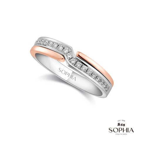 SOPHIA 蘇菲亞 珠寶 - 復刻 18K金 結婚對戒-女戒