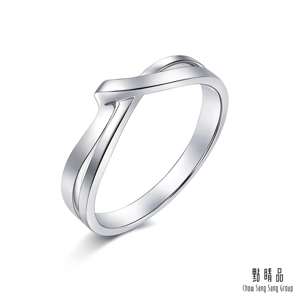 Chow Sang Sang Group 點睛品  PROMESSA PT950鉑金 小皇冠系列 戒指(男戒)
