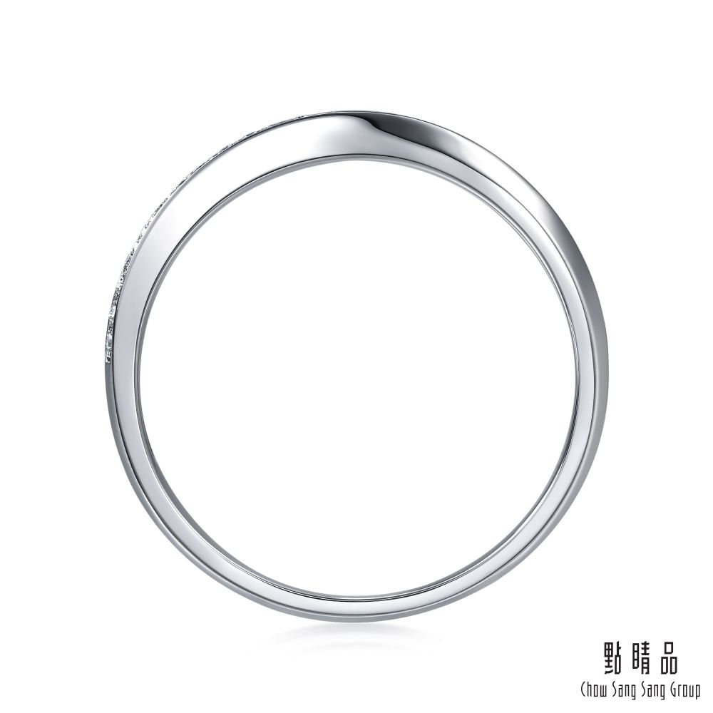 Chow Sang Sang Group 點睛品  PROMESSA PT950鉑金 星宇系列 鑽石戒指(女戒)