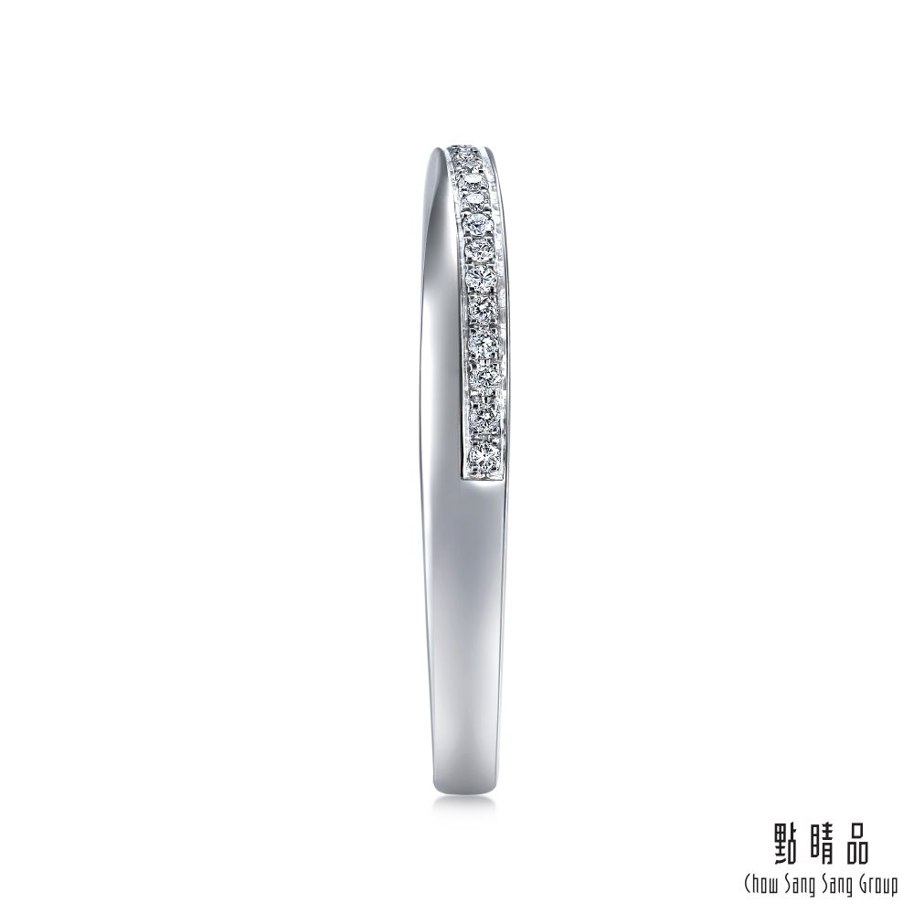 Chow Sang Sang Group 點睛品  PROMESSA PT950鉑金 星宇系列 鑽石戒指(女戒)