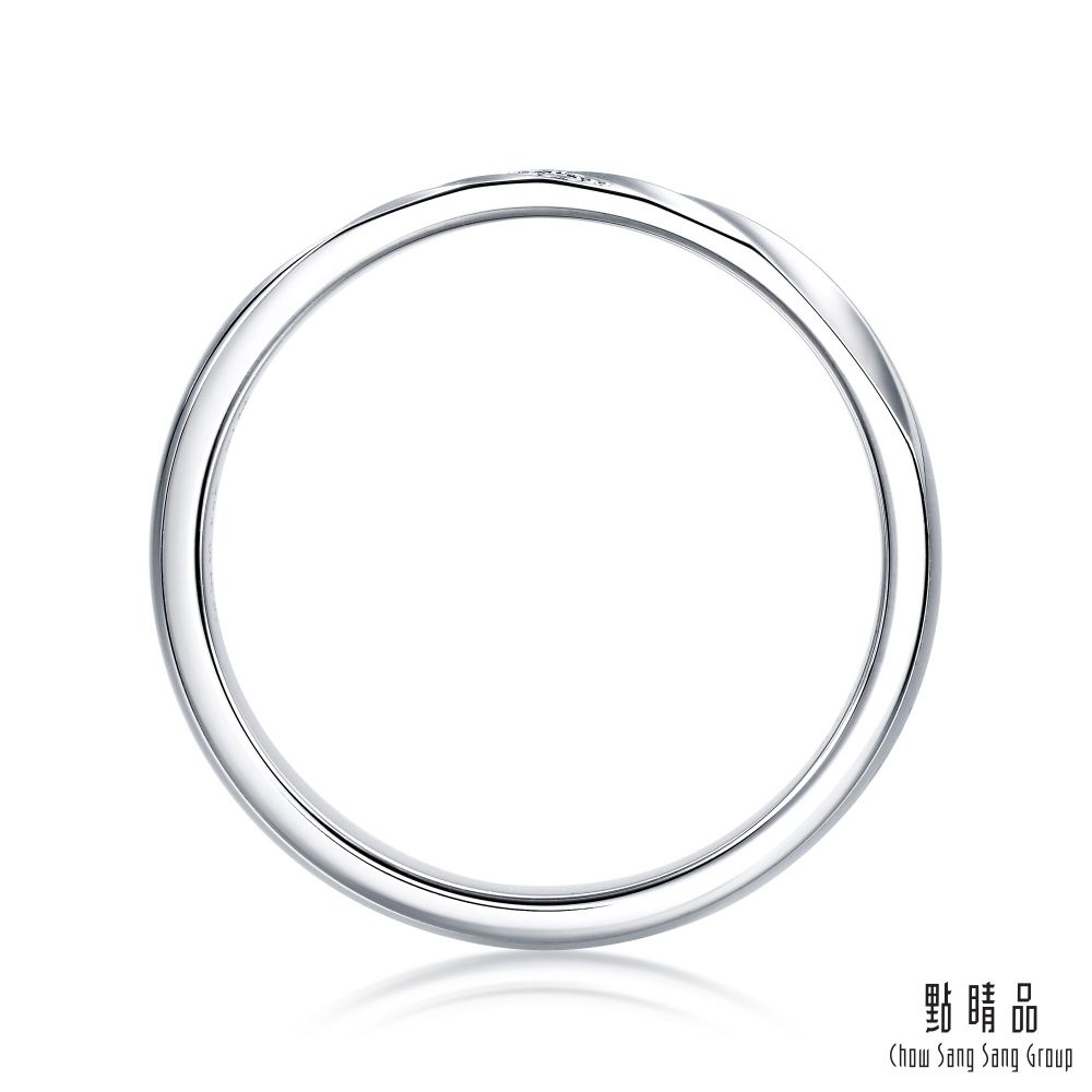 Chow Sang Sang Group 點睛品  PROMESSA PT950鉑金 星宇系列 鑽石戒指(女戒)