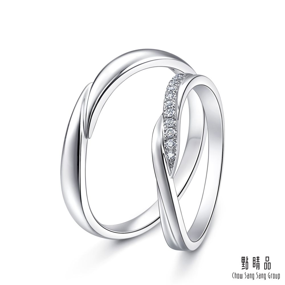  點睛品 PROMESSA PT950鉑金 星宇系列 戒指(男戒)