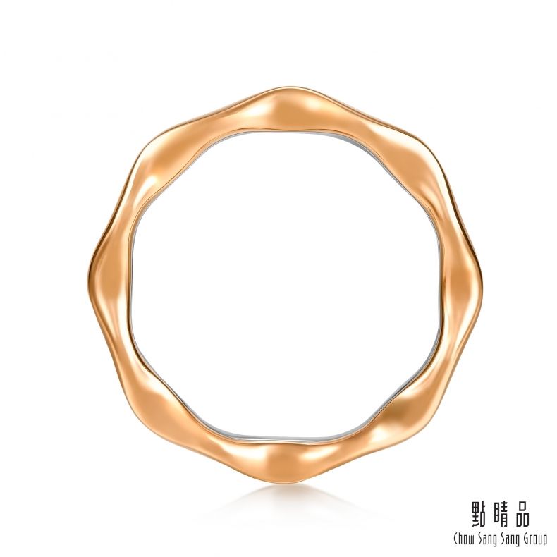 Chow Sang Sang Group 點睛品 YuYu系列 自信獨特 18K金鑽石戒指