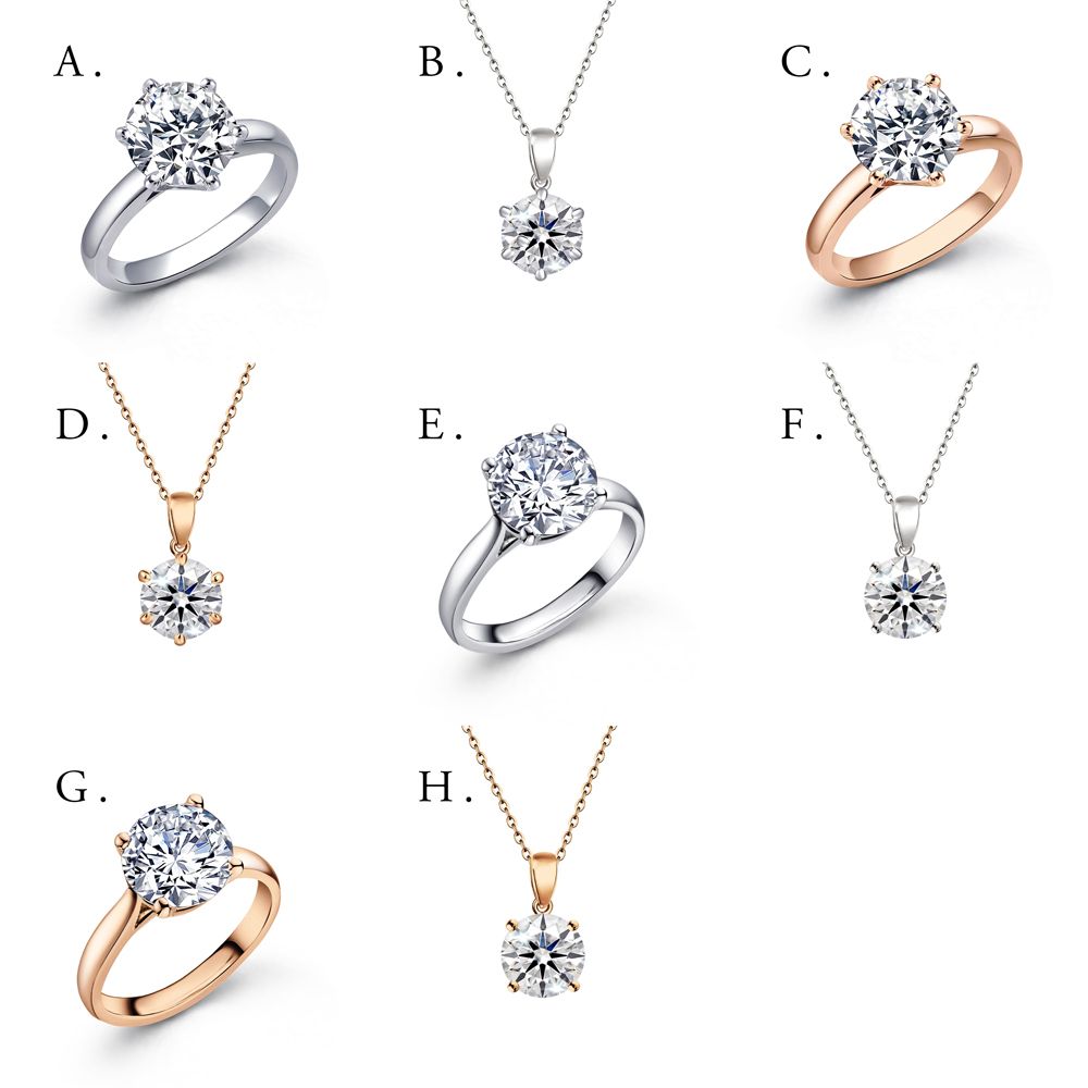 IS DIAMOND 3克拉 18K金 最白D淨度VS1 鑽戒/鑽墜 任選(培育鑽石)