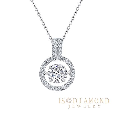 IS DIAMOND IGI 3克拉 培育鑽石項鍊 鉑金台 最白Dcolor VS高規格淨度(培育鑽石)