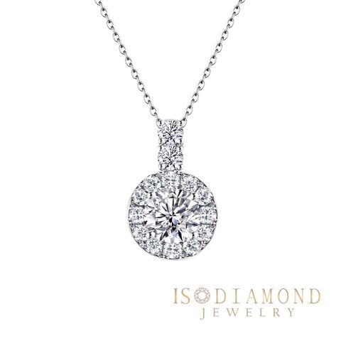 IS DIAMOND IGI 1克拉 鉑金墜 最白Dcolor VS高規格淨度(培育鑽石)-圓滿滿鑽款