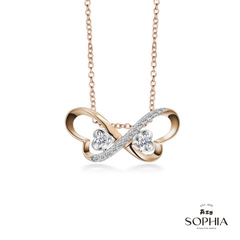 SOPHIA 蘇菲亞珠寶 - 凡妮莎 14K金 鑽石項墜