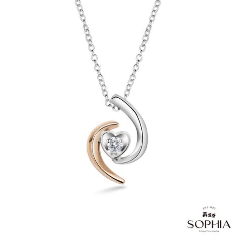 SOPHIA 蘇菲亞珠寶 - 辛蒂 14K金 鑽石項墜
