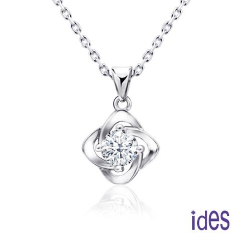 ides愛蒂思 日系設計一克拉F/VS1八心八箭頂級3EX車工鑽石項鍊鎖骨鍊/愛永恆