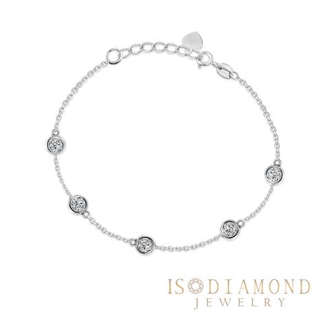 IS DIAMOND 鑽石手鍊 星環 圍繞(培育鑽石)