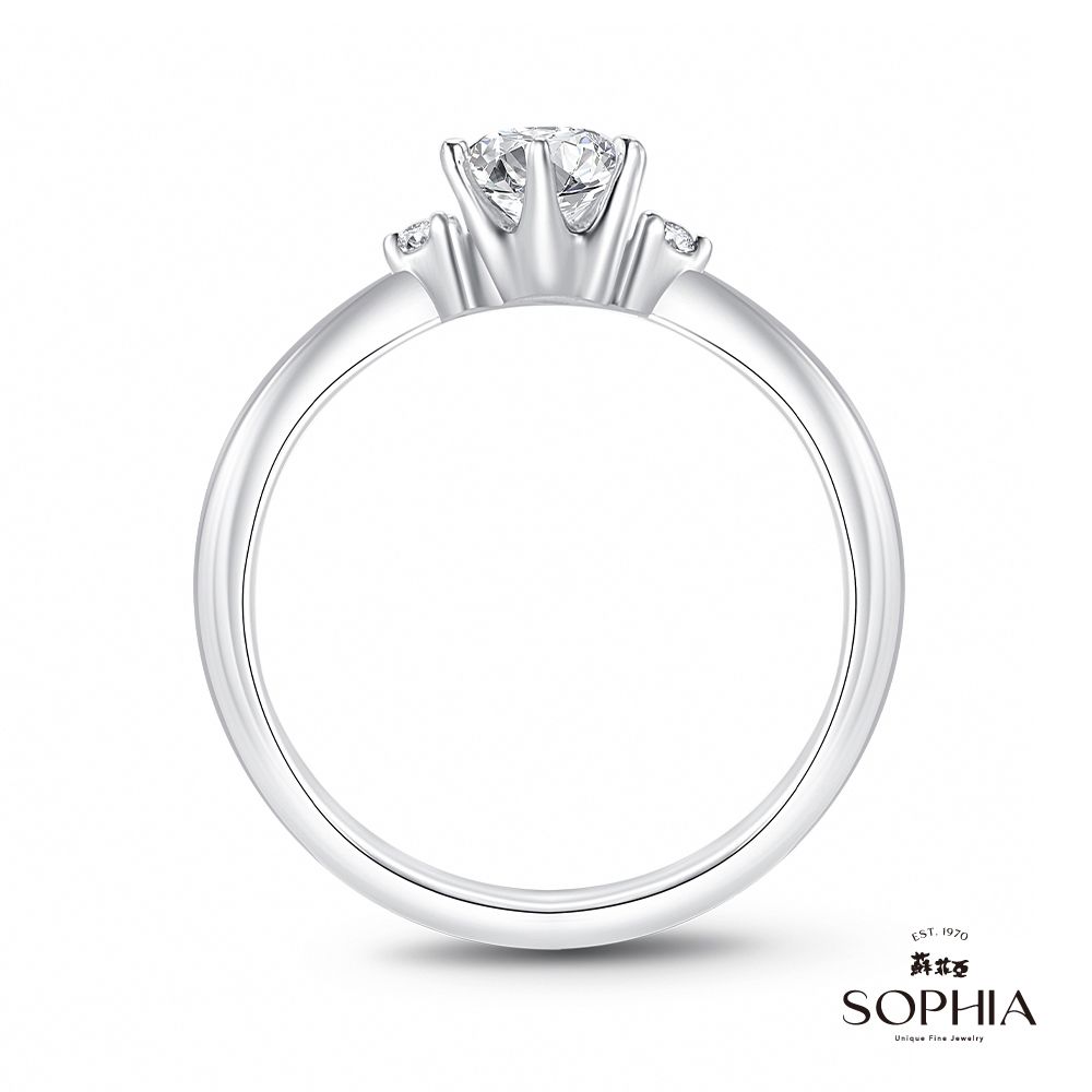 SOPHIA 蘇菲亞 相伴 30分 GIA F/SI2 18K金 鑽石戒指