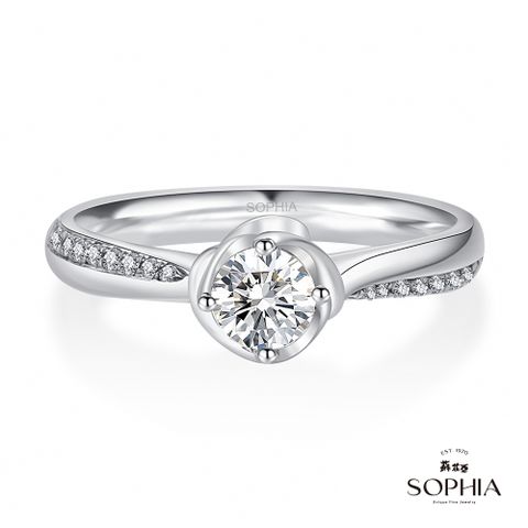 SOPHIA 蘇菲亞 約定 30分 GIA F/SI2 18K金 鑽石戒指