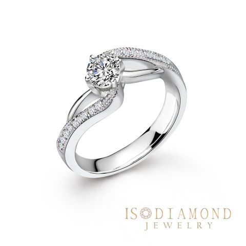 IS DIAMOND IGI 50分鑽石戒指 最白Dcolor VS高規格淨度(培育鑽石)