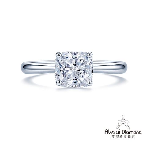 Alesai艾尼希亞鑽石 1克拉 D/VVS1 3EX車工 培育鑽石戒指 鑽戒