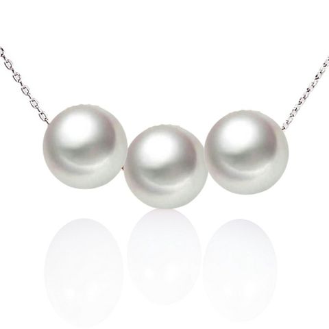 【小樂珠寶】3A南洋深海貝珍珠項鍊10mm人氣電視專訪