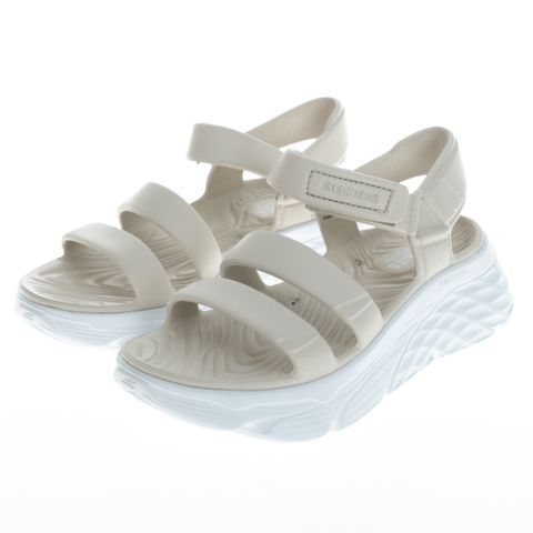 SKECHERS 女鞋 健走系列涼拖鞋 MAX CUSHIONING FOAMIES - 111126NAT
