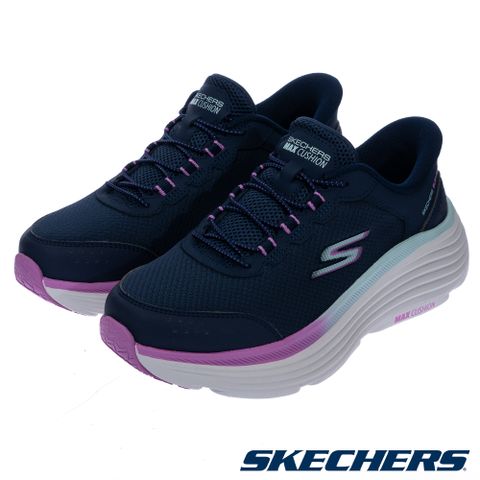 SKECHERS 女鞋 慢跑系列 瞬穿舒適科技 GO RUN MAX CUSHIONING ENDEAVOUR 寬楦款 - 129474WNVPR