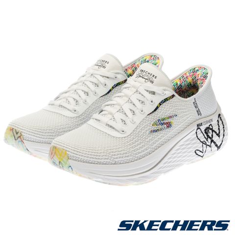 SKECHERS 女鞋 慢跑系列 瞬穿舒適科技 GO RUN MAX CUSHIONING ELITE 2.0 - 129637WBK