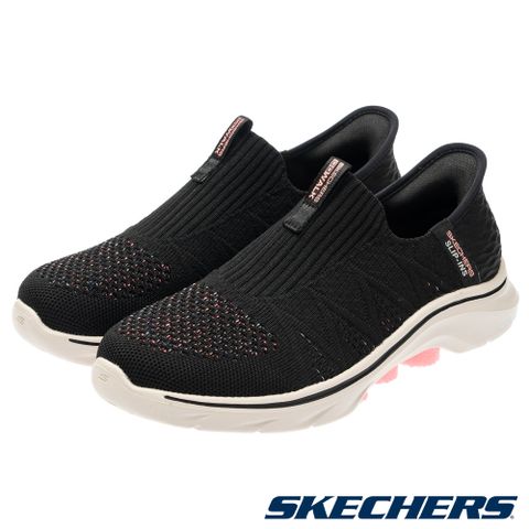 SKECHERS 女鞋 健走系列 瞬穿舒適科技 GO WALK 7 寬楦款 - 125222WBKMT