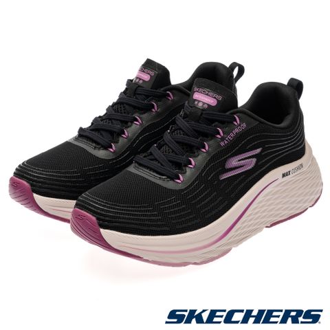 SKECHERS 女鞋 慢跑系列 GO RUN MAX CUSHIONING ELITE 2.0_WATERPROOF - 129618BKPK
