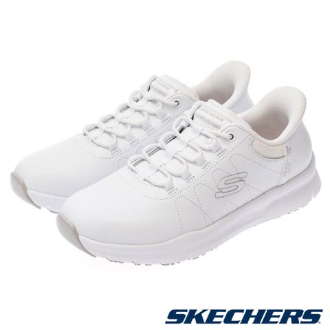 SKECHERS 女鞋 工作鞋系列 瞬穿舒適科技 NAMPA SR - 108218WHT