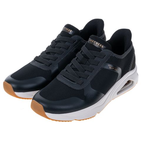 SKECHERS 男鞋 運動系列 瞬穿舒適科技 TRES-AIR UNO - 183093BLK