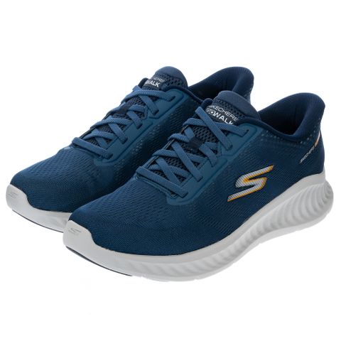 SKECHERS 斯凱奇 男鞋 休閒系列 瞬穿舒適科技 GO WALK NOW - 216375NVY