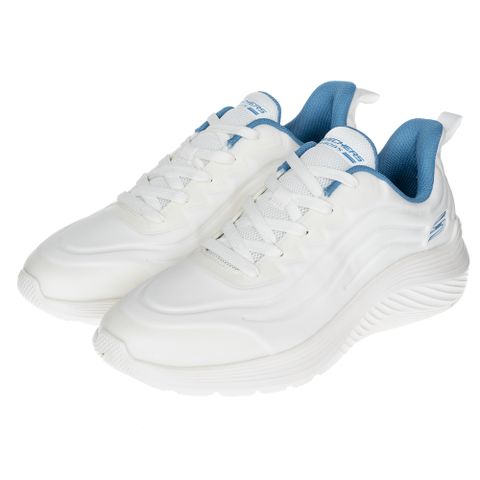 SKECHERS 男鞋 運動系列 BOBS SQUAD WAVES - 118225WHT