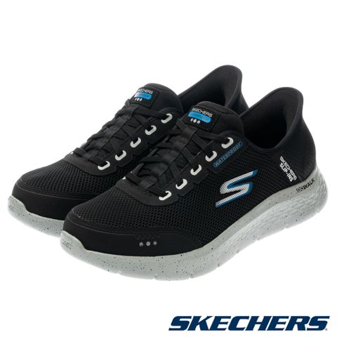 SKECHERS 男鞋 健走系列 瞬穿舒適科技 GO WALK FLEX_WATERPROOF - 216330BLK