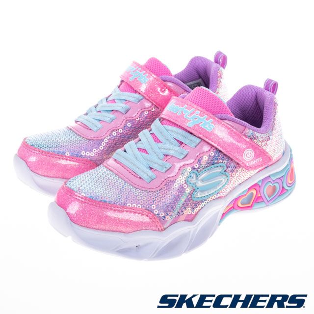 SKECHERS  女童系列燈鞋 SWEETHEART LIGHTS - 302313LPKMT