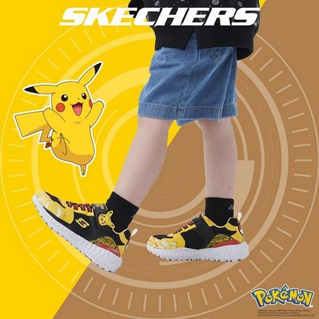 SKECHERS  男童系列 寶可夢限定款 MONSTER - POKEMON 皮卡丘限定款 - 407104LYLMT