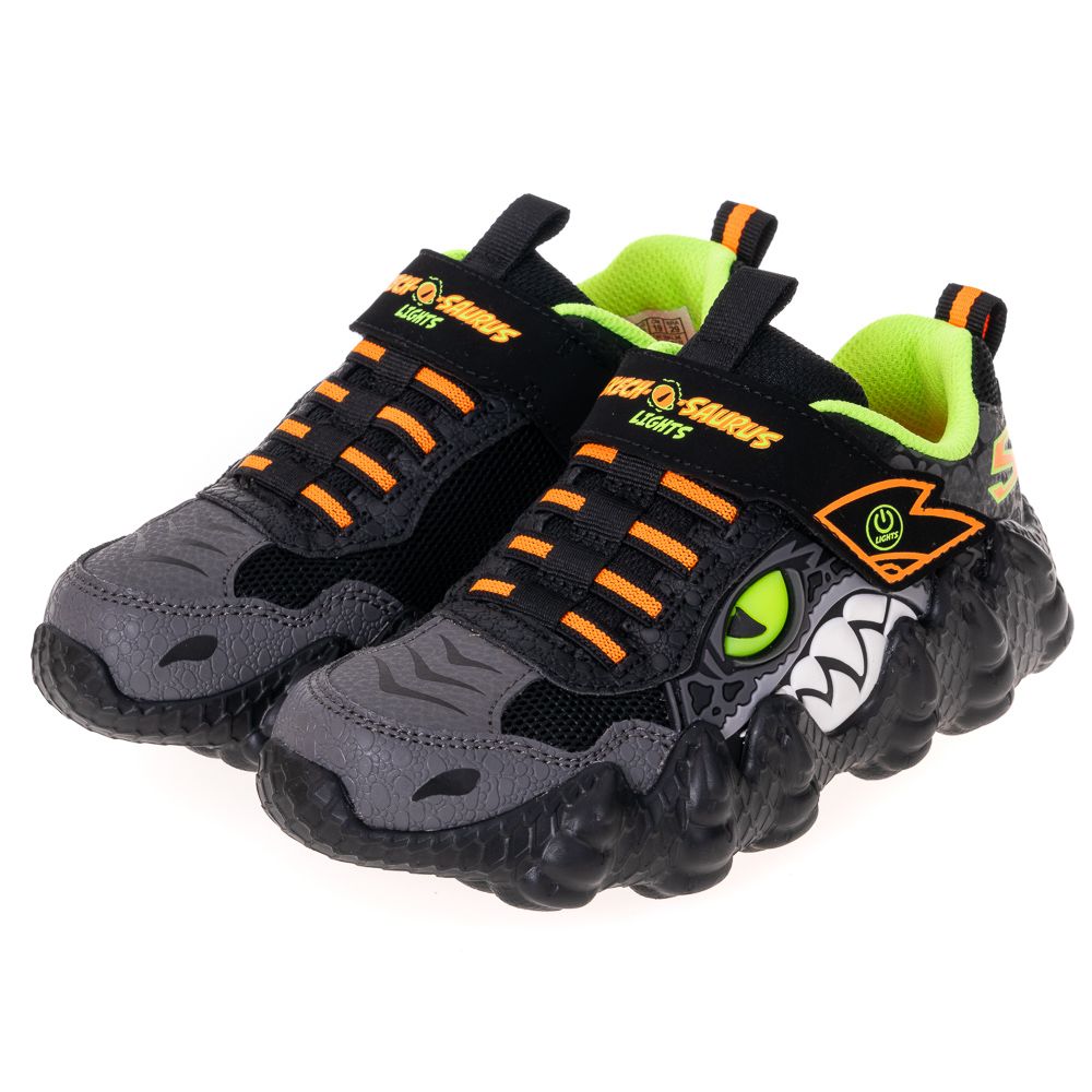 SKECHERS 童鞋 男童系列燈鞋 SKECH-O-SAURUS LIGHTS - 400119LBKLM