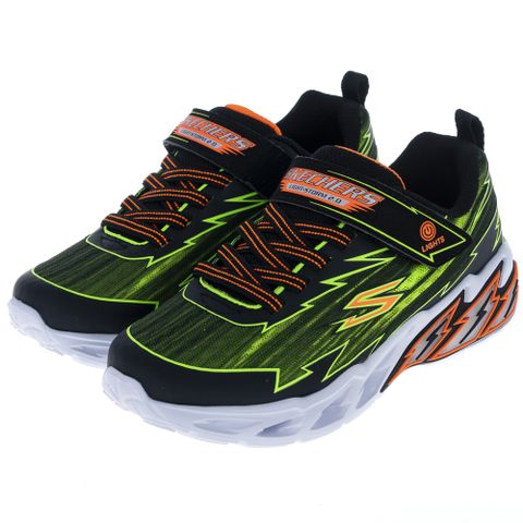 SKECHERS 童鞋 男童系列 燈鞋 LIGHT STORM 2.0 寬楦款 - 400149WLBKLM