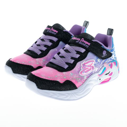 SKECHERS 童鞋 女童系列燈鞋 UNICORN DREAMS - 302299LBKMT