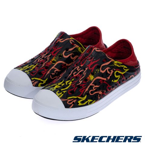 SKECHERS 童鞋 男童涼拖鞋系列 GUZMAN STEPS - 406609LBKRD