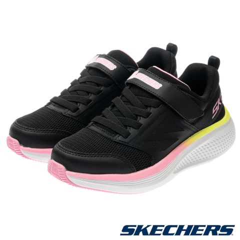 SKECHERS 童鞋 女童系列 GO RUN ELEVATE 2.0 - 303983LBLK