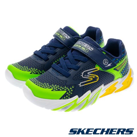 SKECHERS 童鞋 男童系列燈鞋 FLEX-GLOW BOLT - 400138LNVMT