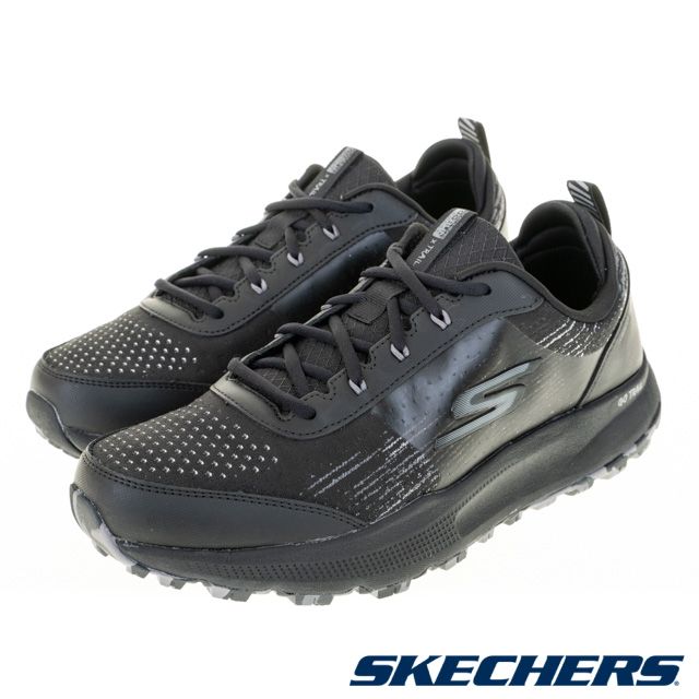 SKECHERS  慢跑鞋 男慢跑系列 GORUN PULSE TRAIL 防潑水 - 220559BLK