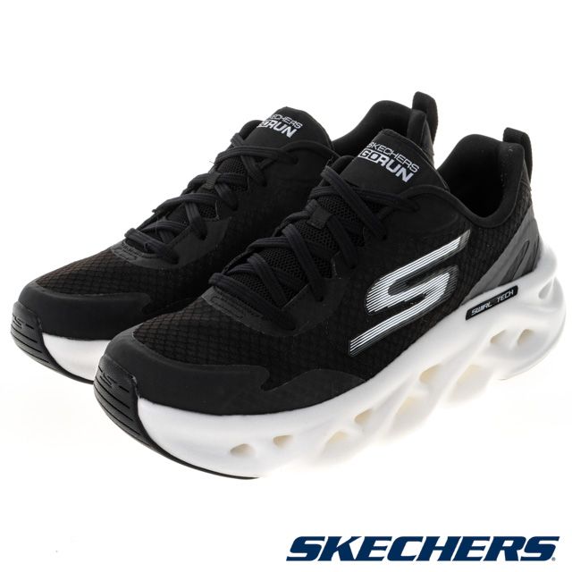 SKECHERS  男鞋 慢跑系列 GO RUN SWIRL TECH - 220551BKW