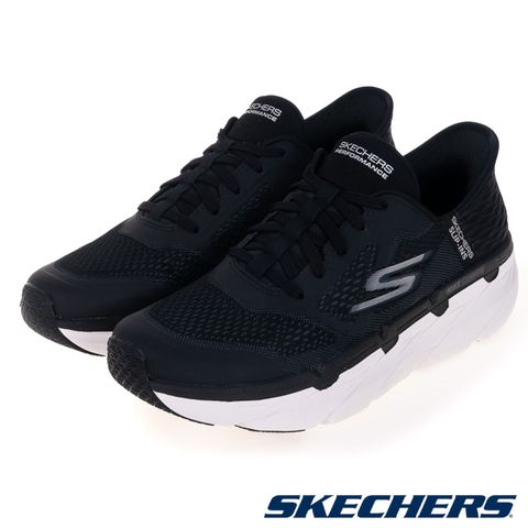 SKECHERS 男鞋 慢跑鞋 慢跑系列 瞬穿舒適科技 GO RUN MAX CUSHIONING PREMIER - 220313BKW