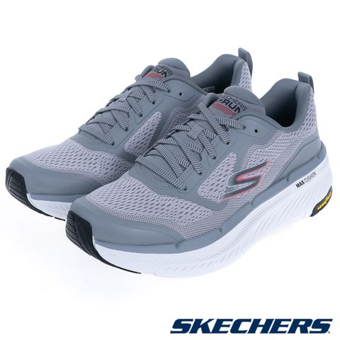 SKECHERS 男鞋 慢跑鞋 慢跑系列 GO RUN MAX CUSHIONING PREMIER 2.0 - 220840GRY