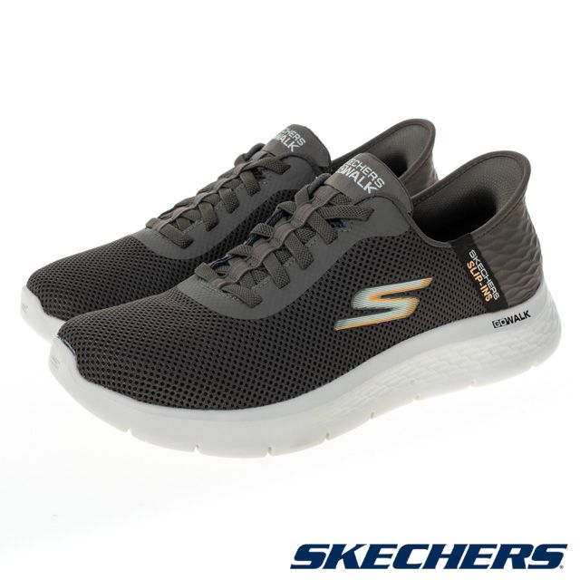  SKECHERS 男鞋 健走鞋 健走系列 瞬穿舒適科技 GO WALK FLEX - 216496BRN