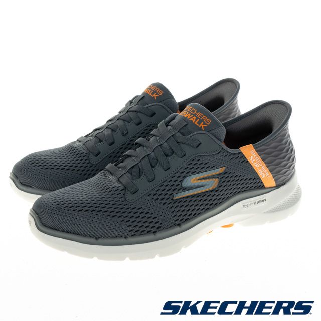 SKECHERS  男鞋 健走鞋 健走系列 瞬穿舒適科技 GO WALK 6 - 216279CCOR