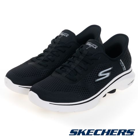 SKECHERS 斯凱奇 男鞋 健走鞋 健走系列 瞬穿舒適科技 GO WALK 7 - 216648BKW