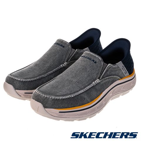 SKECHERS 斯凱奇 男鞋 休閒鞋 休閒系列 瞬穿舒適科技 REMAXED - 204839BLU