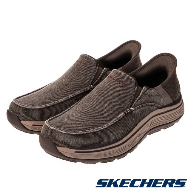 SKECHERS  男鞋 休閒鞋 休閒系列 瞬穿舒適科技 REMAXED - 204839BRN