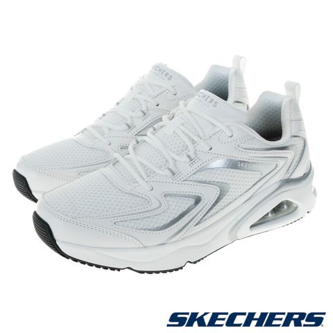 SKECHERS 男鞋 休閒鞋 休閒系列 TRES-AIR UNO - 183075WHT