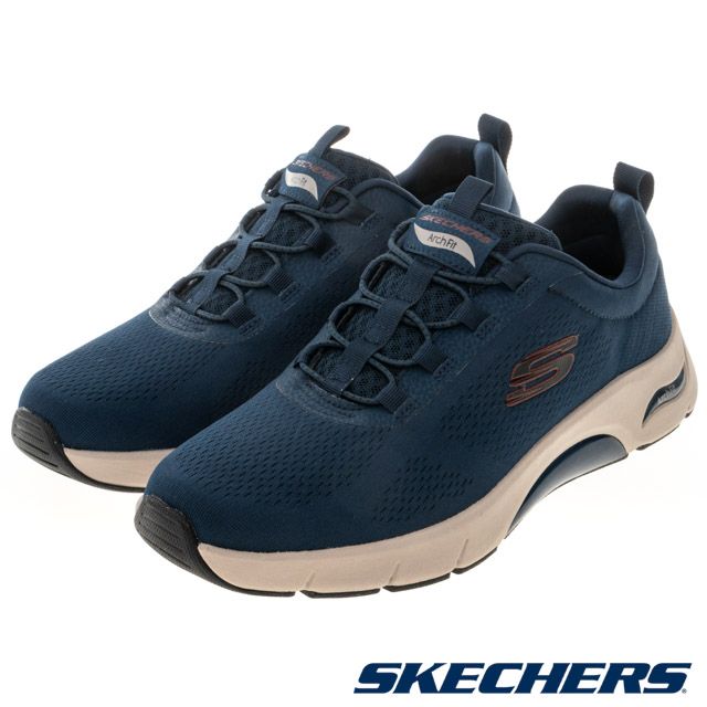 SKECHERS  男鞋 休閒系列 SKECH-AIR ARCH FIT - 232556NVY